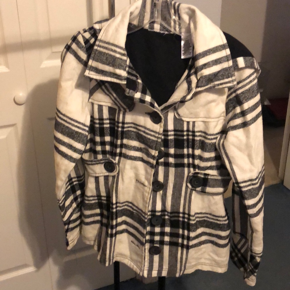 Cotton plaid jacket